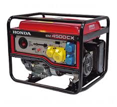 Full range of Honda generators