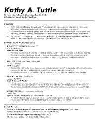 free sample resume