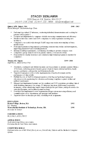 resume sample