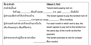 sample rental contract