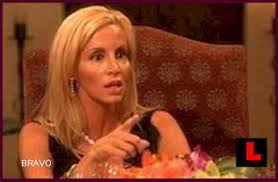 Camille Grammer Picking Purse,