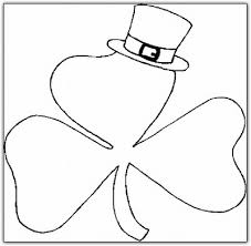 shamrock coloring sheets