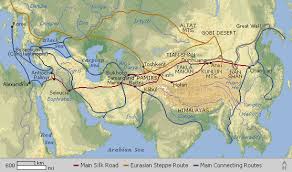 Map of Great Silk Road