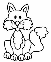 fox coloring sheets