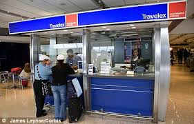 Travelex at airports charged