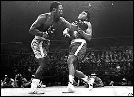 Joe Frazier won the first of