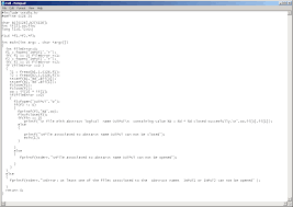 c example programs