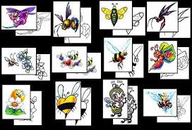 bee tattoo design