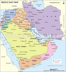 middle east map