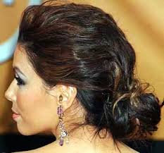eva longoria updo hairstyle