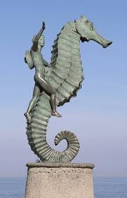 seahorse sculpture