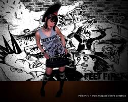 feet first