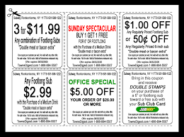 subway coupons printable