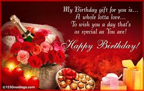 send birthday greetings