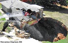 Picture of a sinkhole