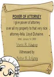 sample power of attorney