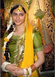 bridal mehndi dress