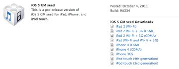 download ios 5 Gold Master