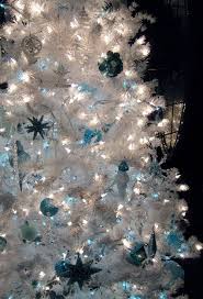 white christmas tree
