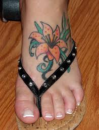 girl flower tattoos