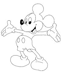 Mickey Mouse Coloring Pages