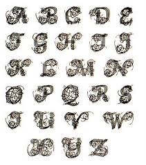 cool letter fonts