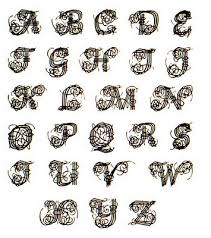 cool letter fonts