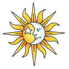 sun moon and star tattoo