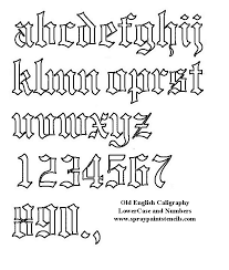 old english numbers