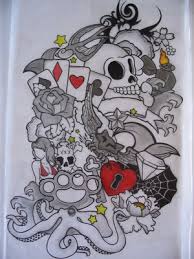 half sleeve tat
