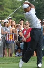 Tiger Woods. A client today