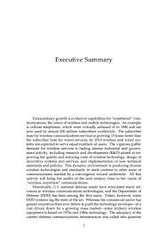 executive summary example