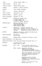 curriculum vitae