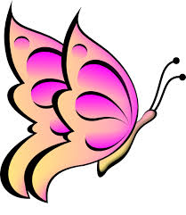purple butterfly clip art