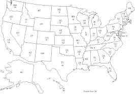 printable united states map