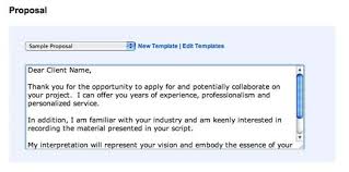 proposal sample