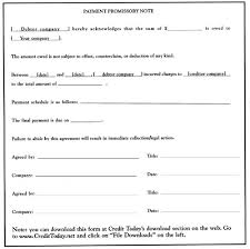 promissory note example