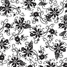 black flowers