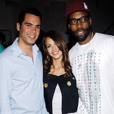 Baron Davis and Jessica Alba