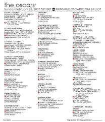 ETPs Oscar Ballot [ETP]