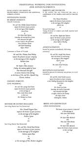 sample wedding invitations