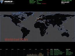 world map desktop background