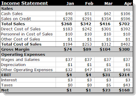 income statement example