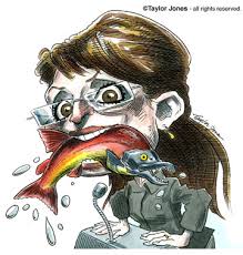 Not unlike Sarah Palin's style