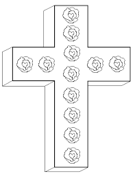 coloring pictures cross