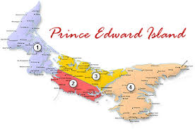 Map of Prince Edward Island