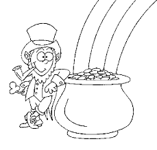 leprechaun coloring sheets