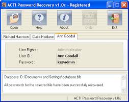 ACT Password Recovery