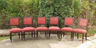 art deco dining chairs