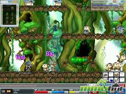 Maplestory is a side-scrolling